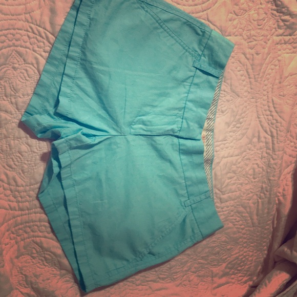 JCrew Blue Chino Shorts FIT SIZE 2/4 perfect - Picture 1 of 4